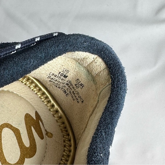 Sam Edelman Women's Jaden Dark Blue Suede Leather Tassel Flats Moccasins sz 10 - Picture 10 of 10